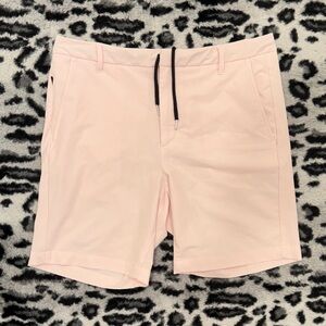 all in motion Light Pink Athletic Shorts with Black Drawstring